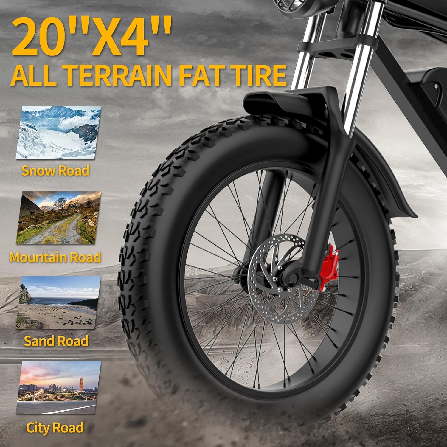 Ridstar Q20 1500W 48V 20AH Fat Tire E-Bike