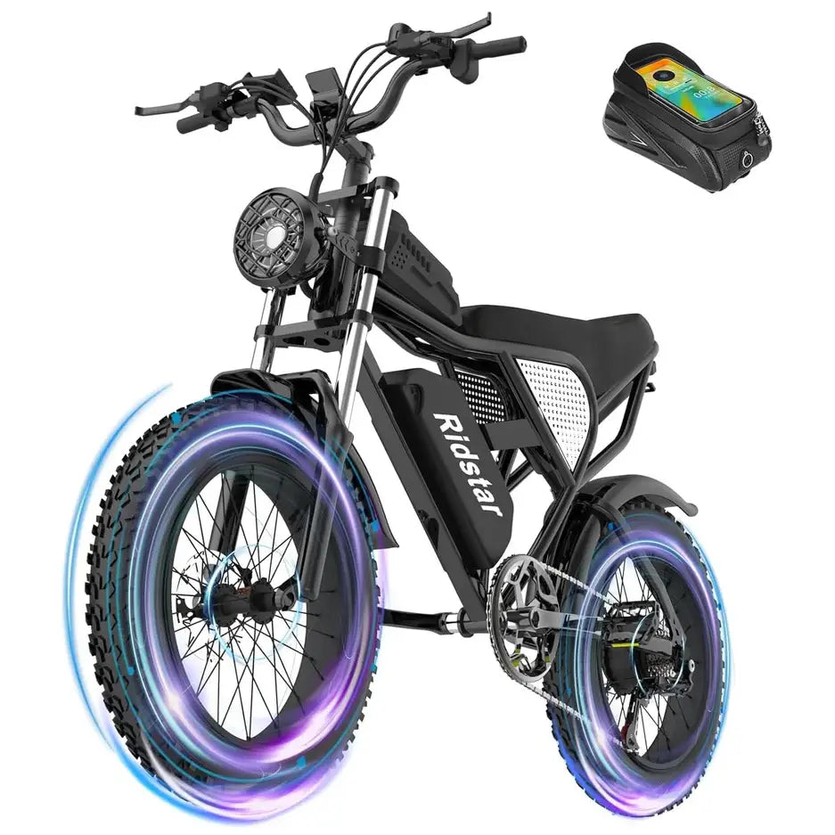 Ridstar Q20 1500W 48V 20AH Fat Tire E-Bike